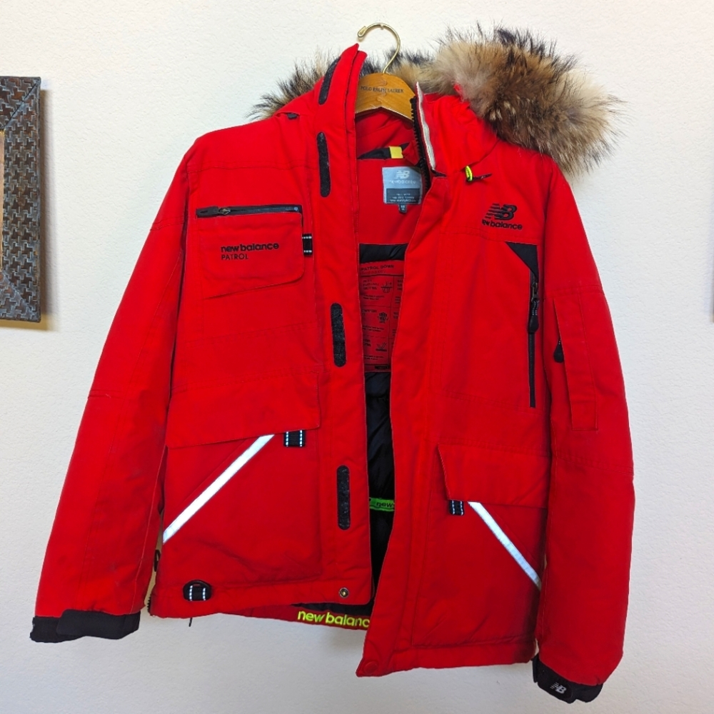 New Balance Patrol Down Jacket, Women's M, Red